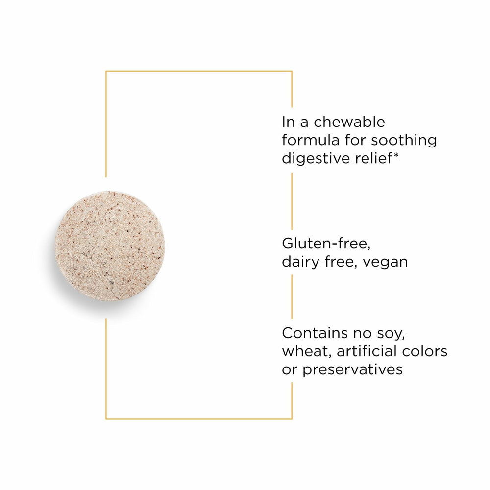 Vegan, gluten-free and dairy-free digestive supplement packaging