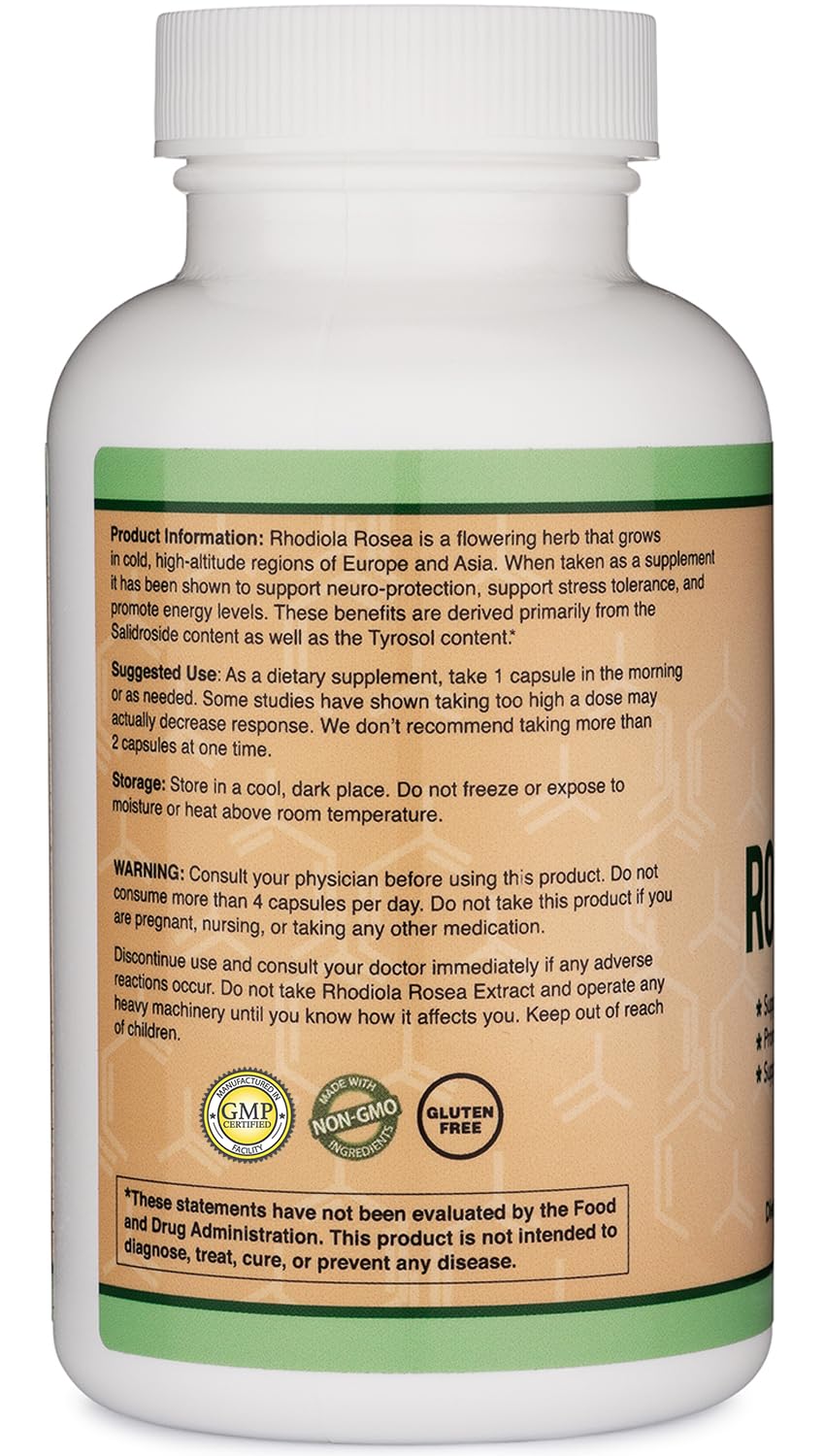 Made in USA facility for Double Wood Rhodiola supplement