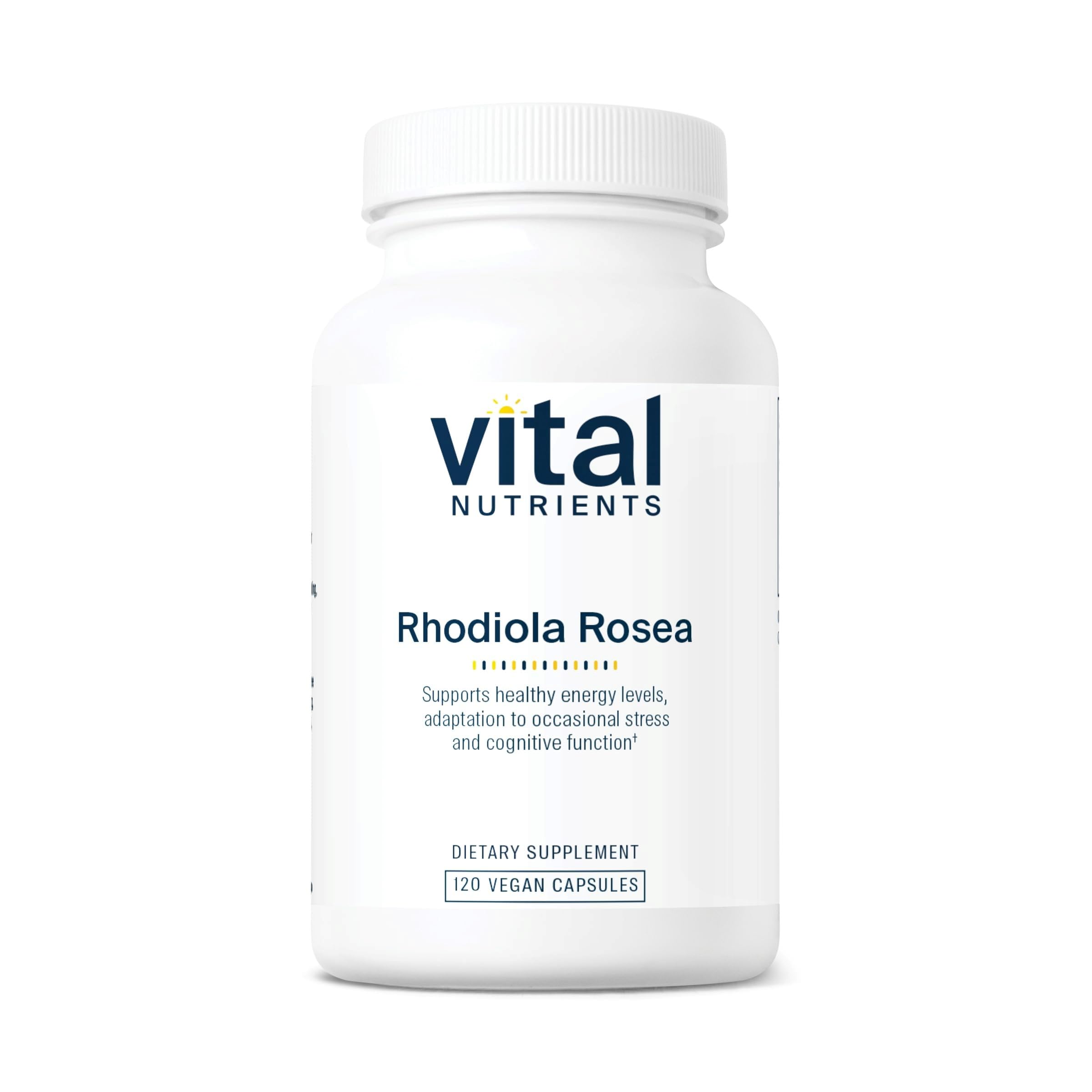 Vital Nutrients Rhodiola Rosea bottle with 120 capsules
