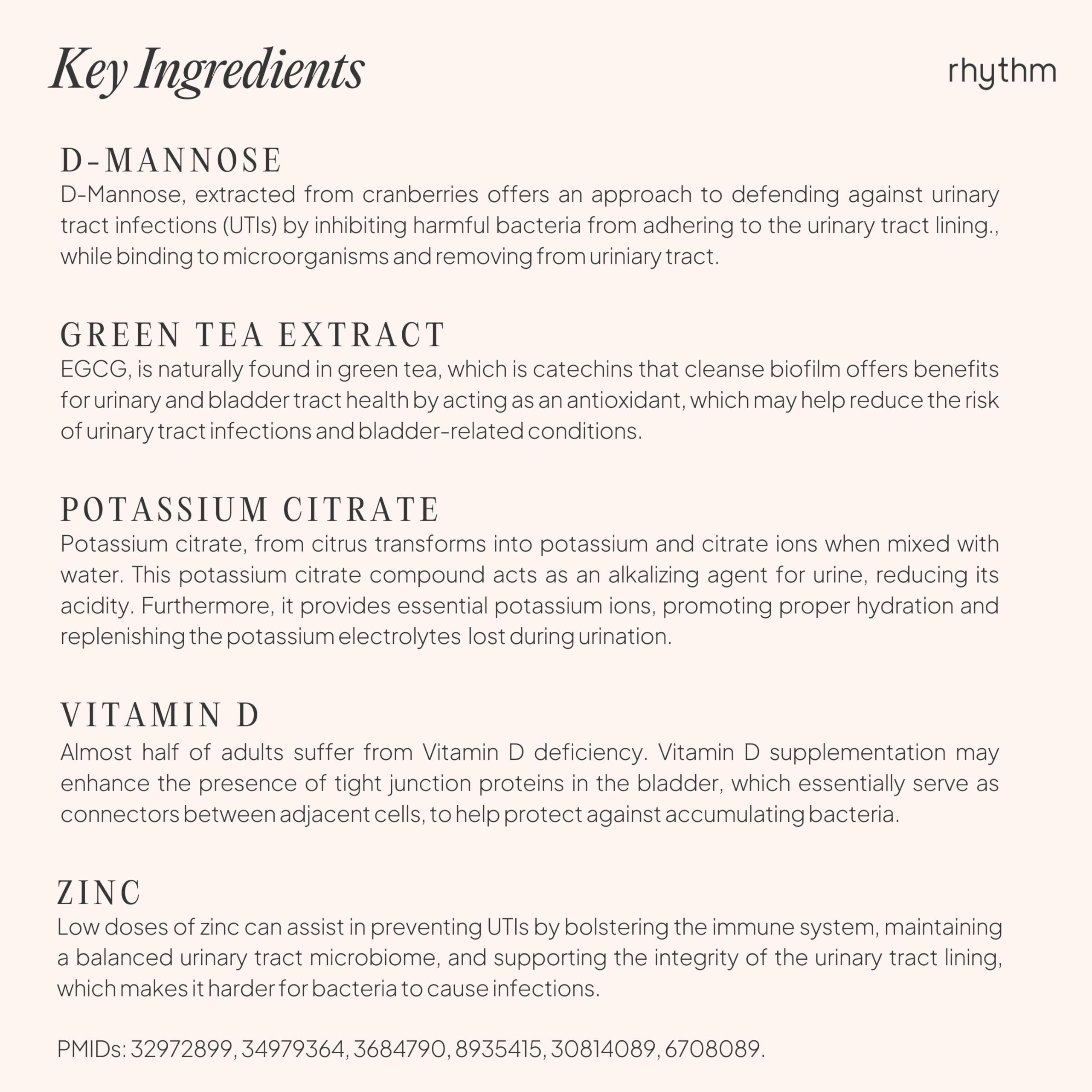 Charity impact note showing RHYTHM Girl Bye partnership donations