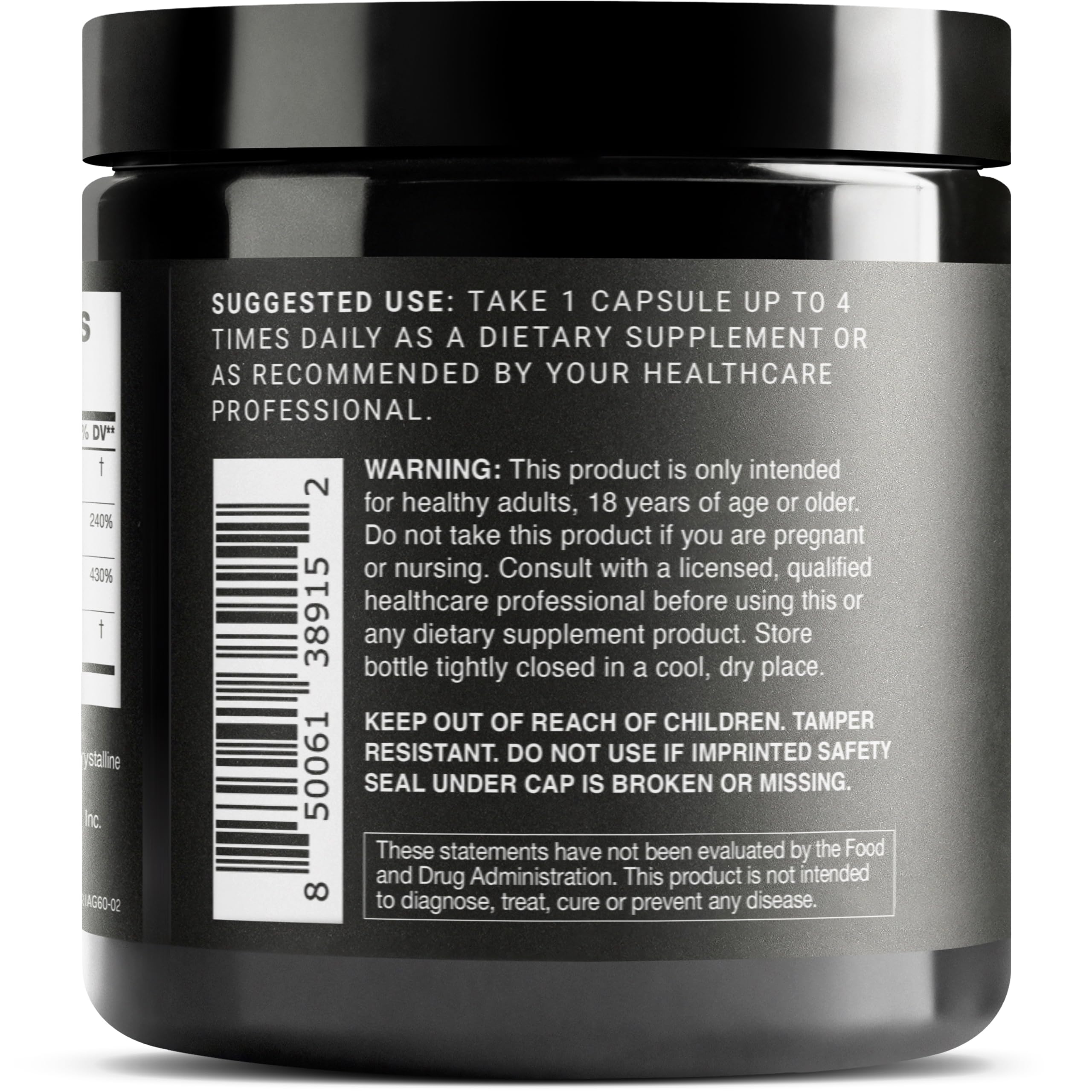 Diagram of RiaGev blend with D-Ribose and Nicotinamide