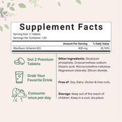 Pile of 240 riboflavin B2 mini tablets