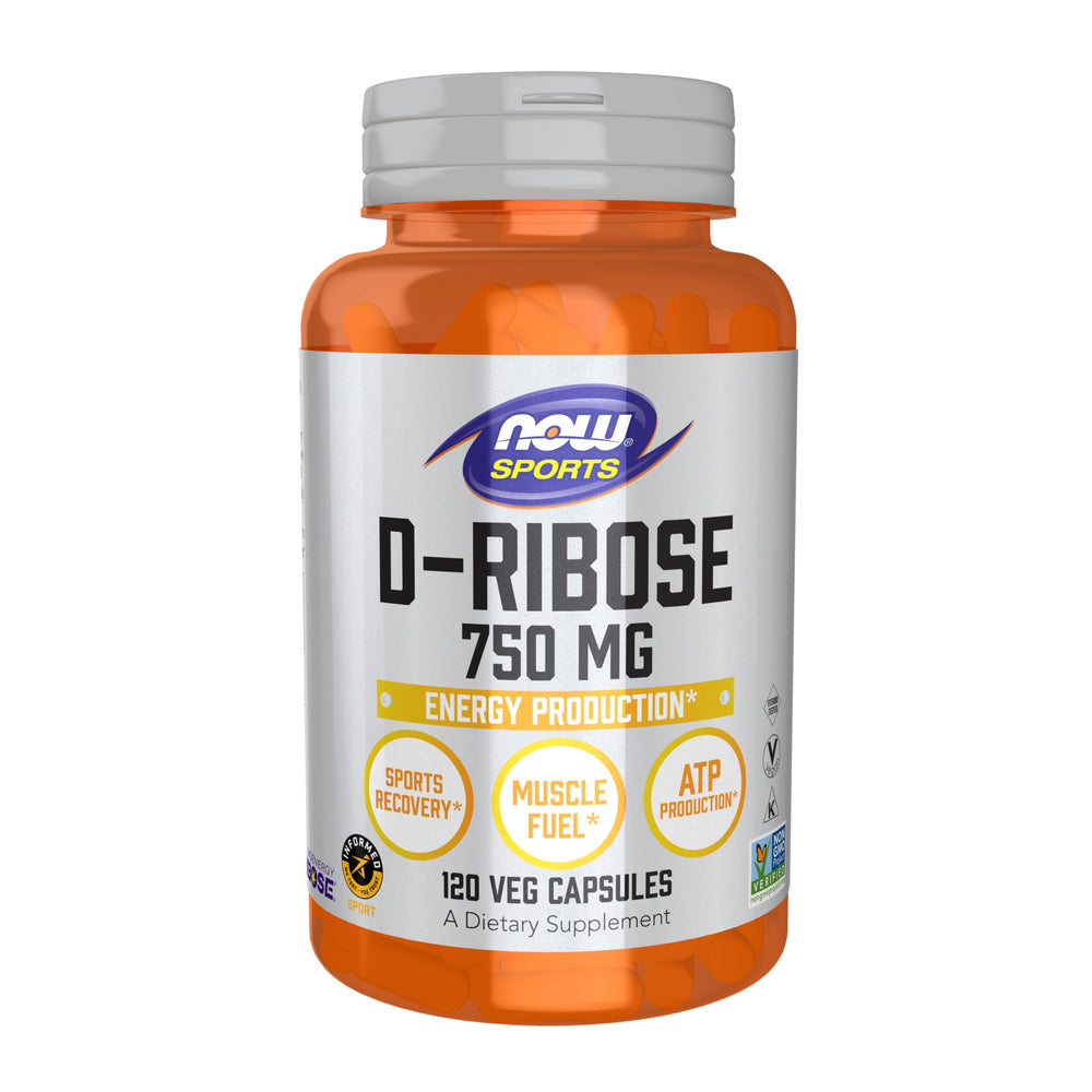 Ribose 750mg Now Foods bottle label