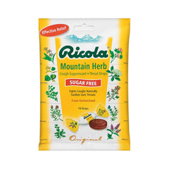 Ricola Mountain Herb Sugar Free Drops 19-count package image