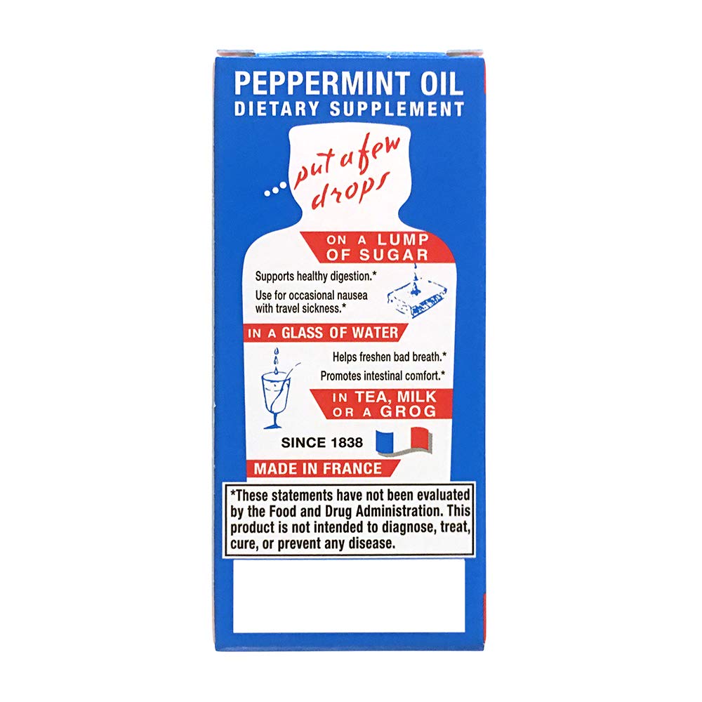 Ricqles Peppermint Oil bottle showing 1.69 fl oz size