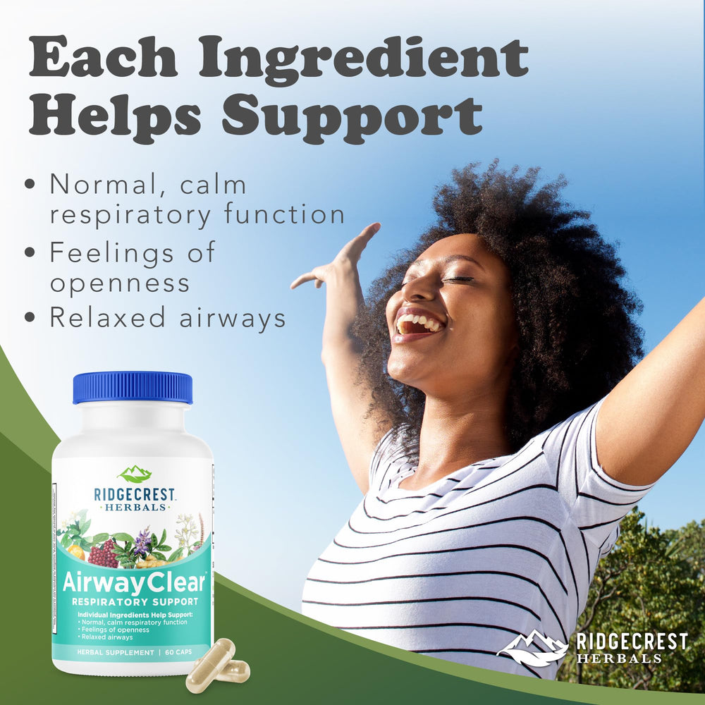 AirwayClear ingredients: Perilla fruit, Cassia bark, Ginger root and more