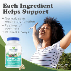 AirwayClear ingredients: Perilla fruit, Cassia bark, Ginger root and more