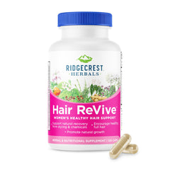 RidgeCrest Hair ReVive bottle front label