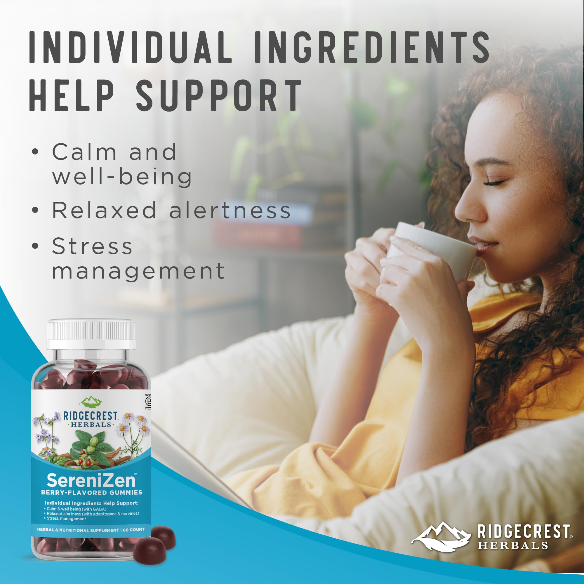 Chamomile and Lemon Balm calming herbal ingredients