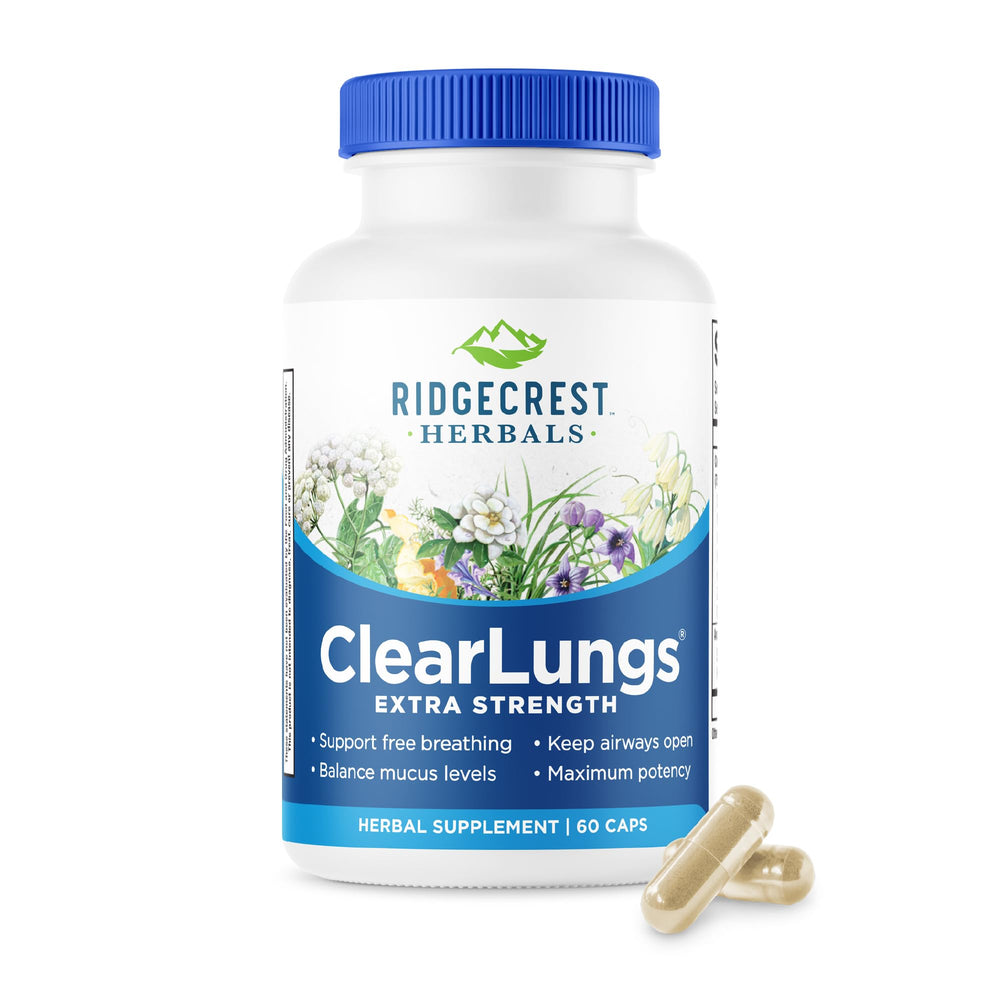 RidgeCrest ClearLungs Extra Strength bottle