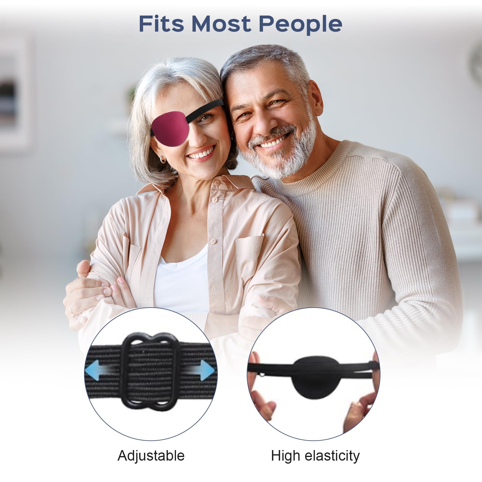 Brown eye patch from RIKEYO 6pcs set