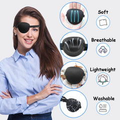 Dark red eye patch from RIKEYO 6pcs set