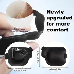 Inside close-up of RIKEYO right eye patch showing interior