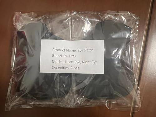 Velcro detail on RIKEYO 3D eye patch