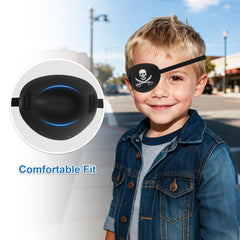 Adjustable elastic headband on RIKEYO kids eye patch