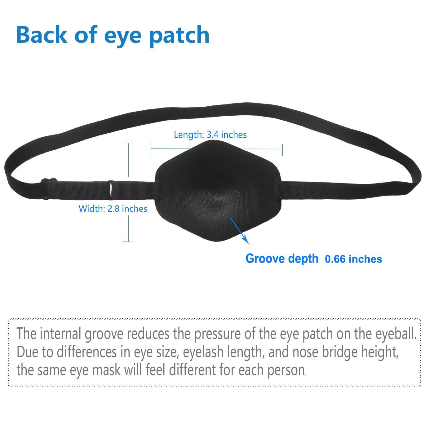 Two reusable RIKEYO eye patches in packaging