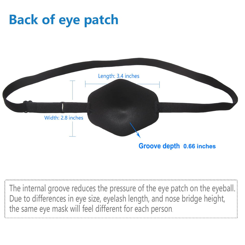Two reusable RIKEYO eye patches in packaging