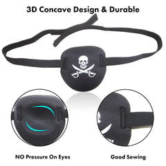 Close-up of soft skin-friendly fabric on RIKEYO eye patch