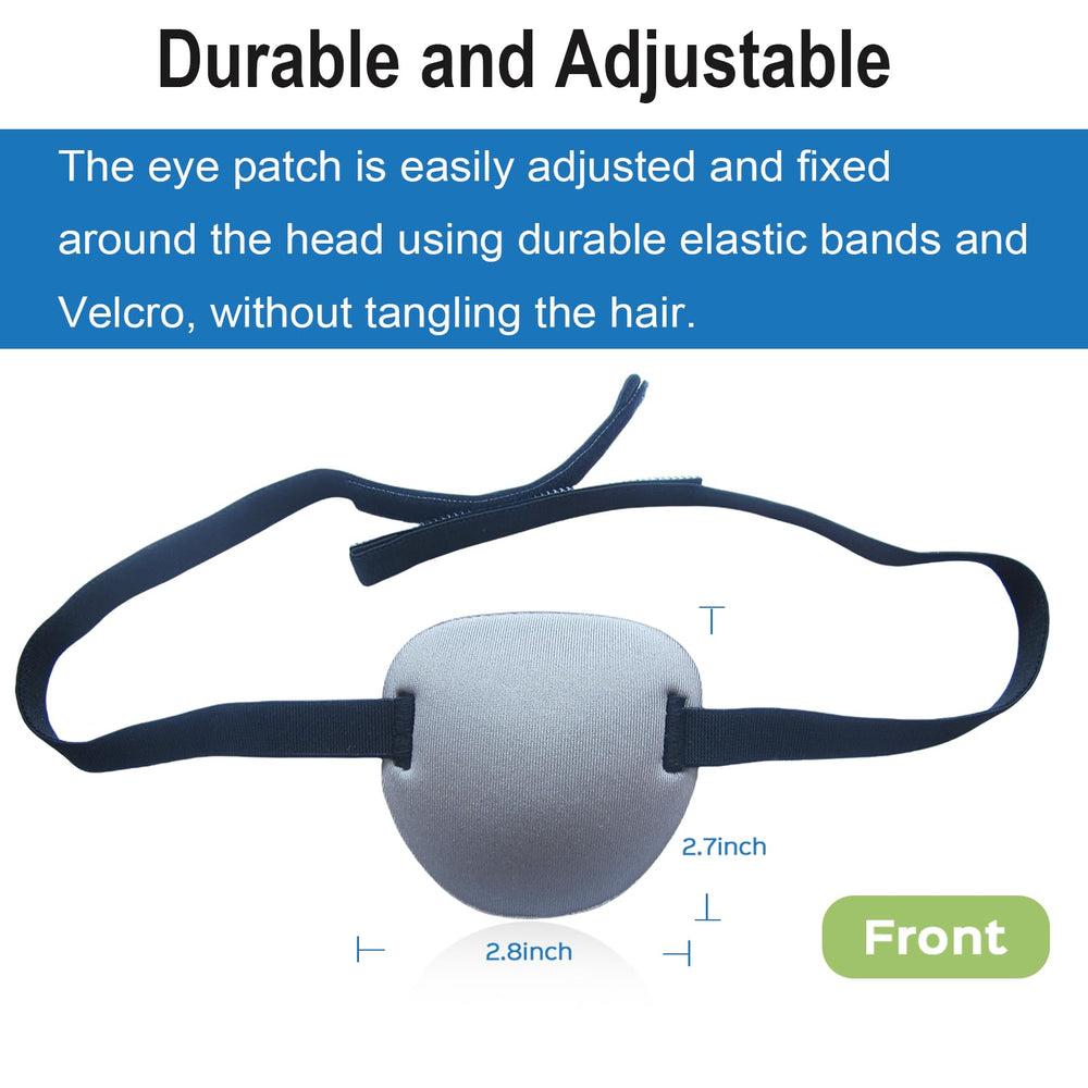 Adjustable Velcro strap on RIKEYO eye patch