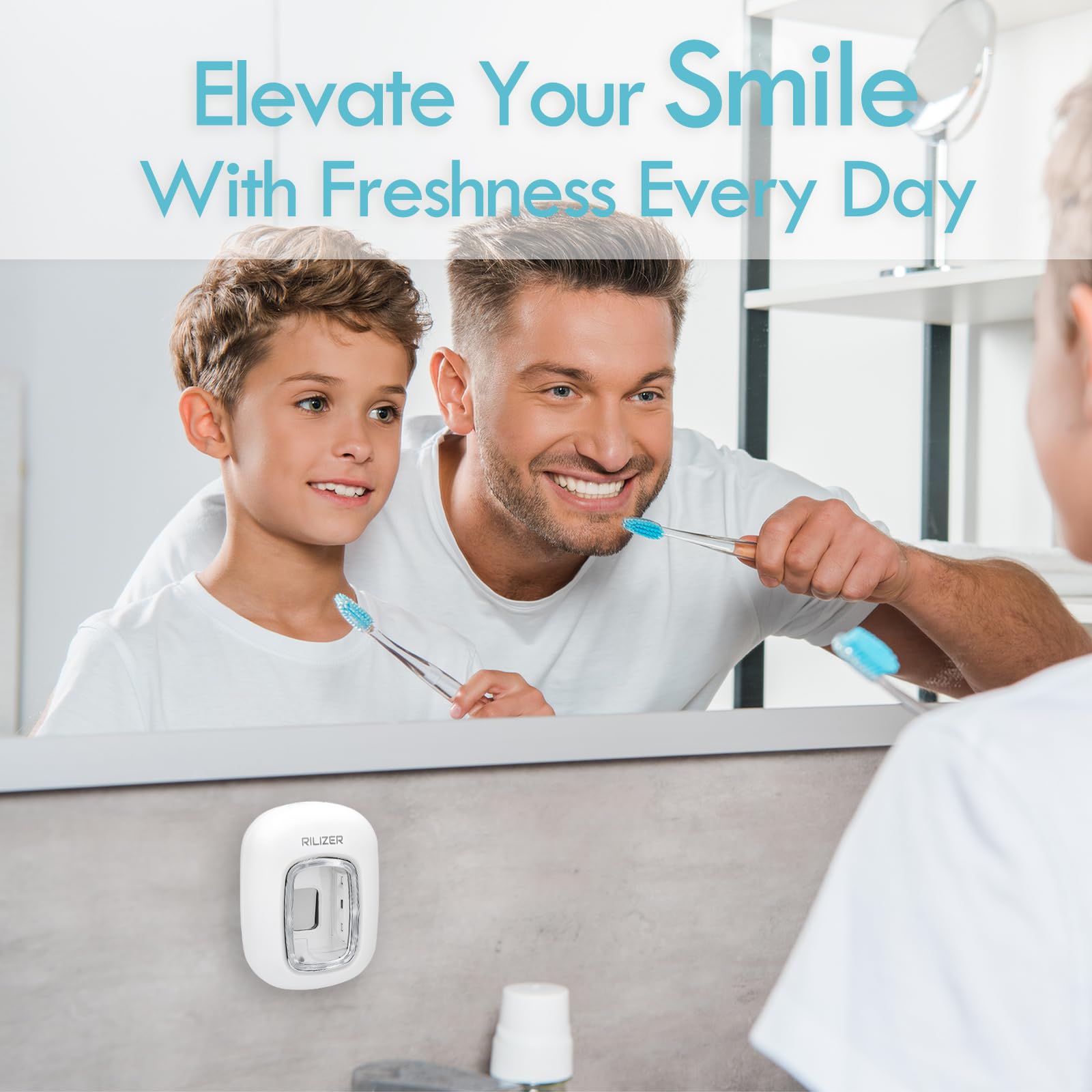 All-in-one sanitizer cover suitable for electric and manual toothbrushes