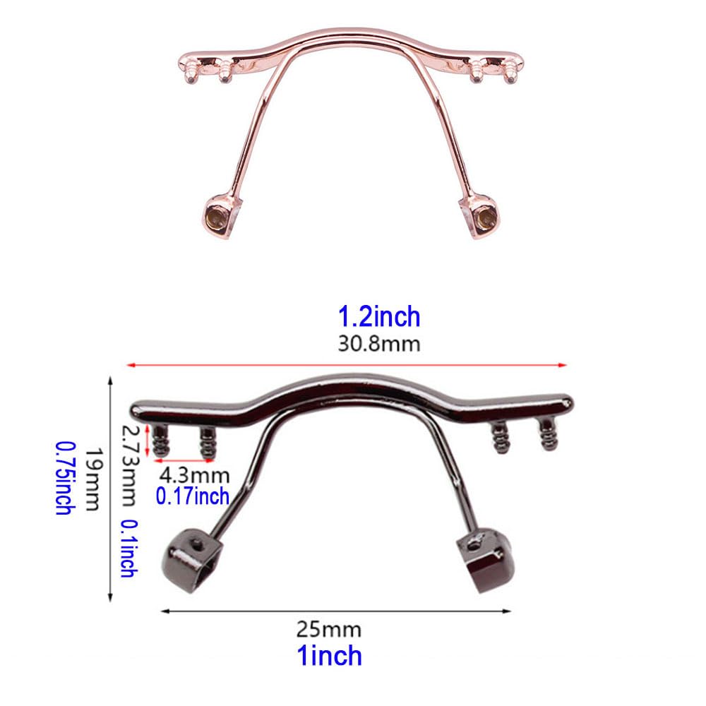 Replacement nose pads for rimless glasses