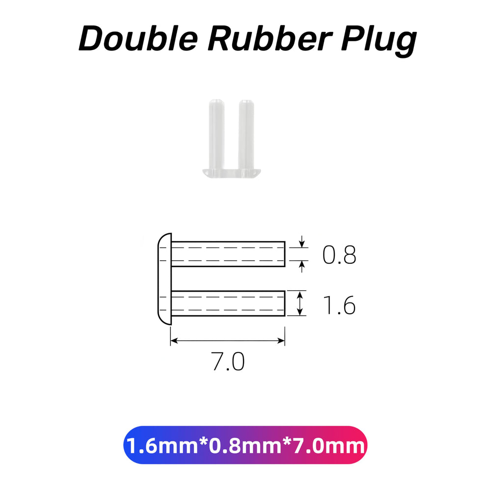 200-piece rimless glasses plugs set