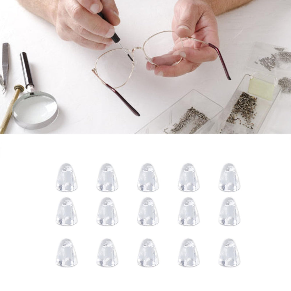 Rimless glasses screw covers ready for installation