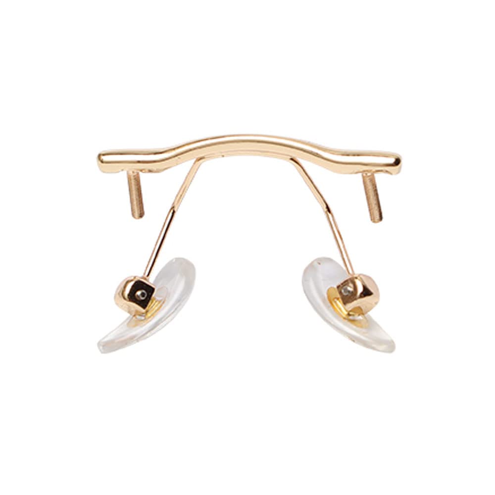 Rimless glasses nose bridge kit with screws and hardware