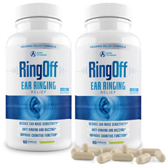 Ring Off 120 Caps bottle – tinnitus relief