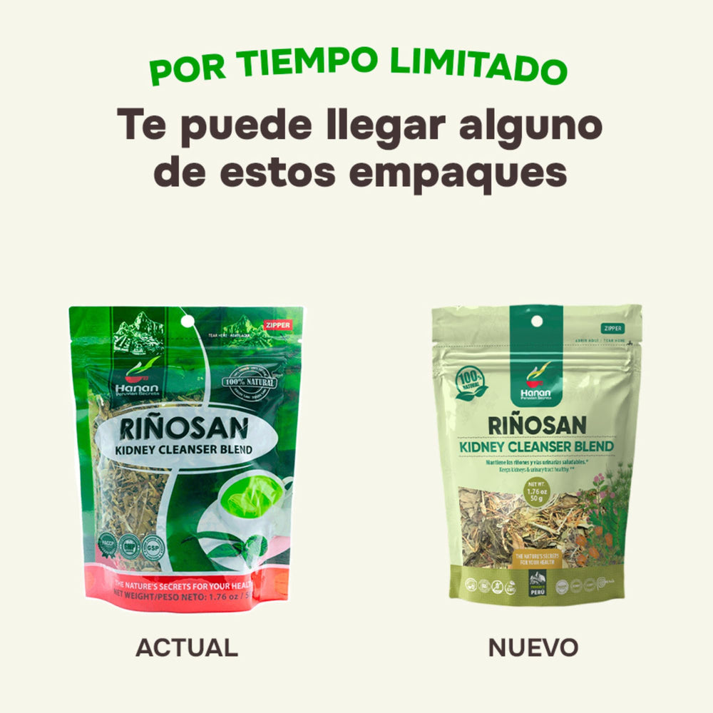 Riñosan Kidney Cleanse Tea Bags package