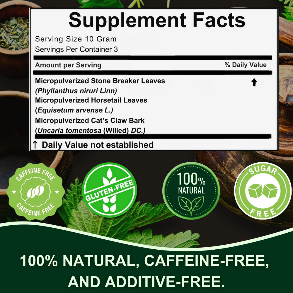 Side view of Riñosan Kidney Cleanse Tea Bags