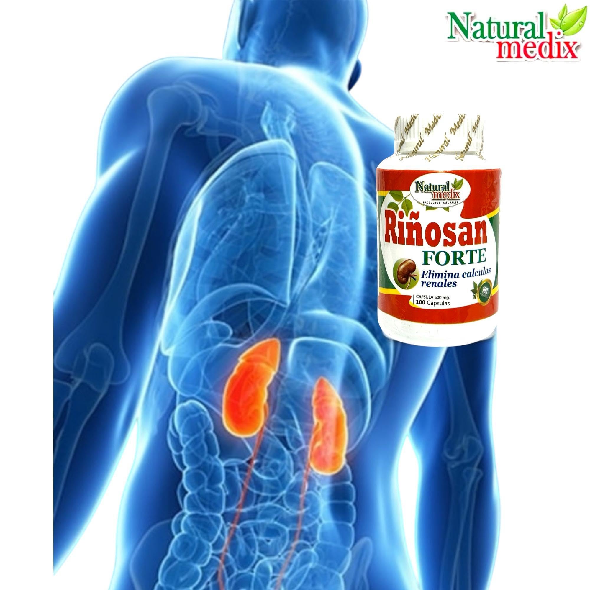 Riñosan Forte packaging label and branding