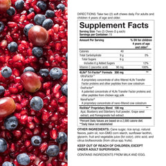 Close-up of RioVida Chews bottle