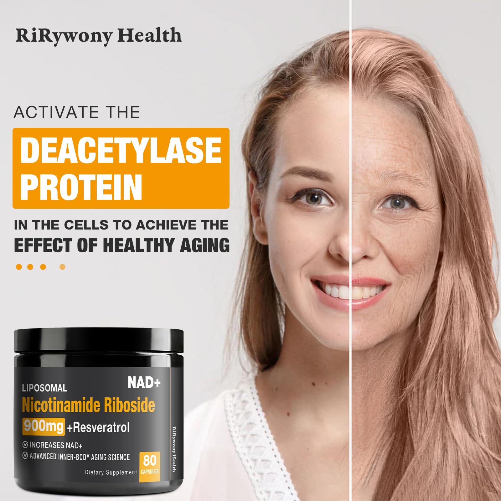 NAD+ supplement ingredients: Nicotinamide Riboside and Resveratrol