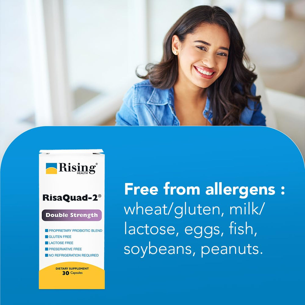 Health benefits illustration for probiotic supplement