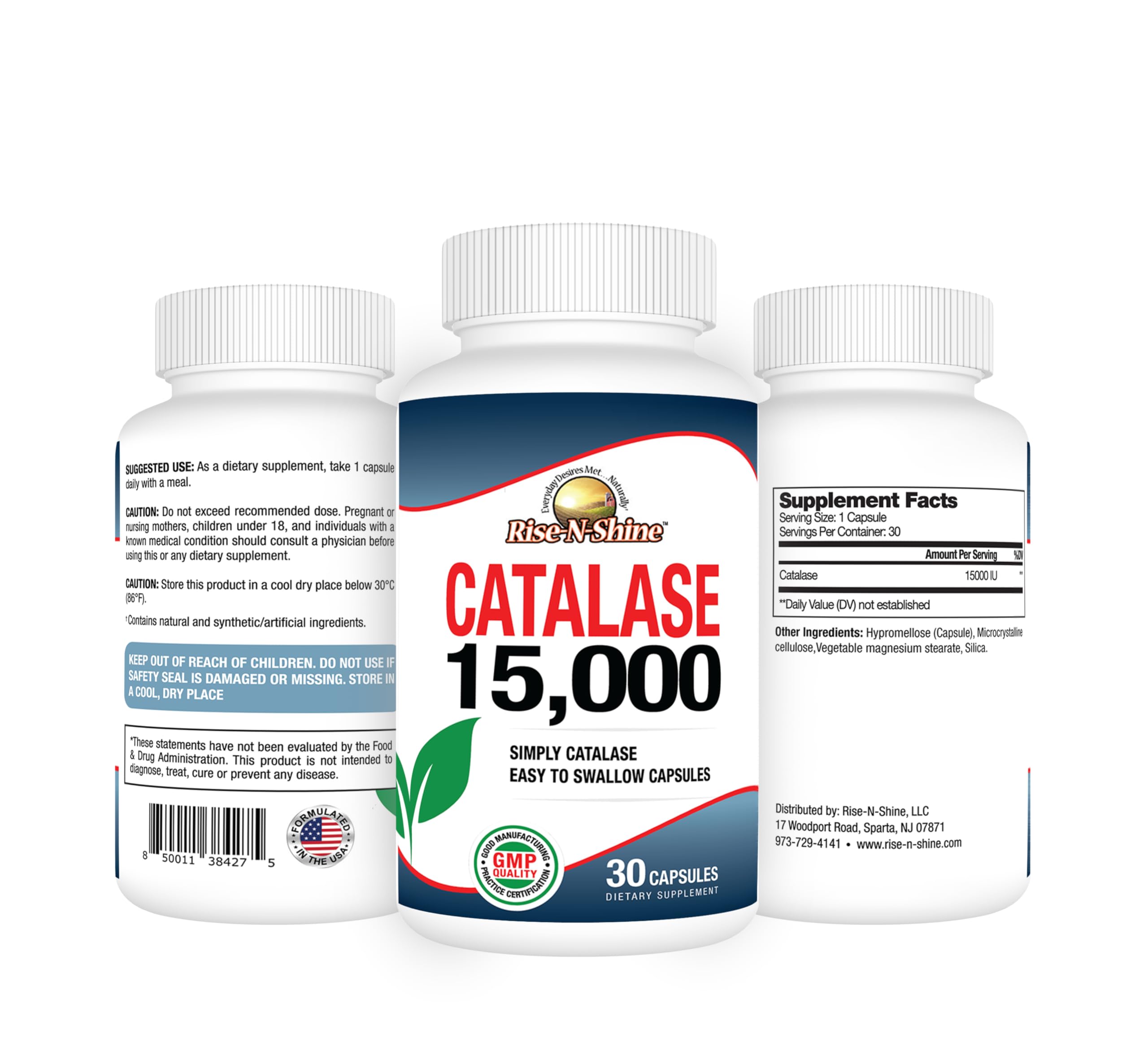 Hair health benefits infographic for Catalase 15,000