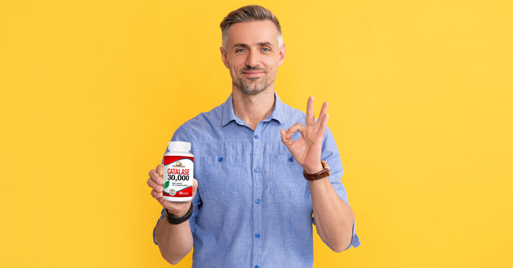 Hair vitality concept with Catalase 30,000