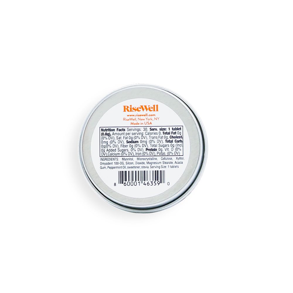 On-the-go RiseWell a-HA Mint for dry mouth