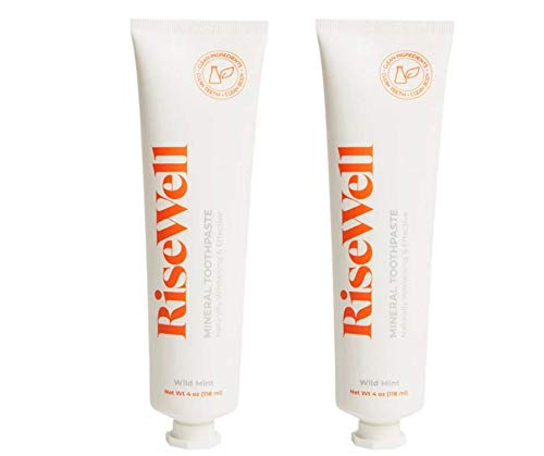 Close-up of hydroxyapatite and xylitol ingredients in RiseWell toothpaste
