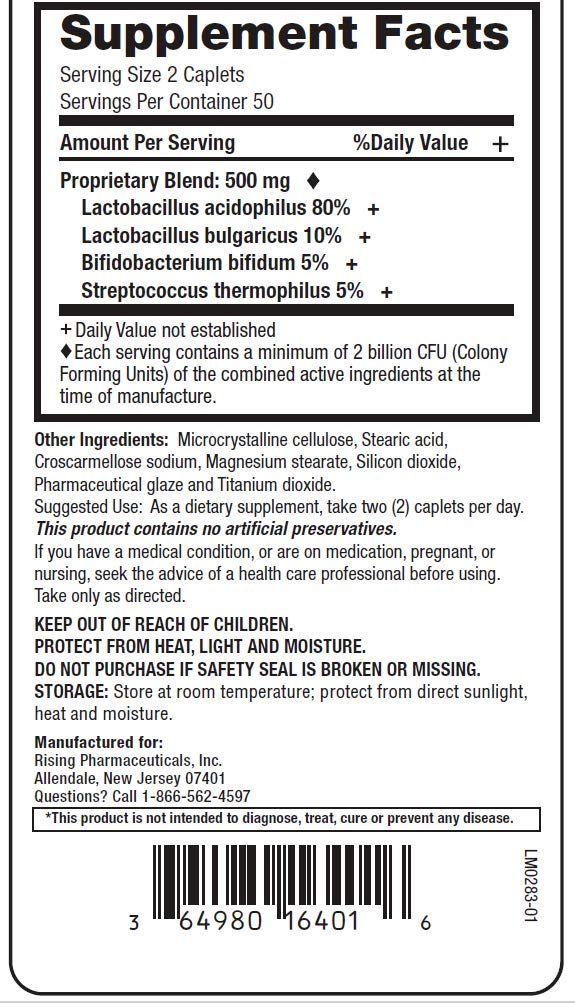 Risa-Bid Caplets front packaging with bottle