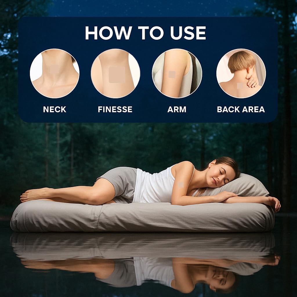 Close-up of natural ingredients on the patch label