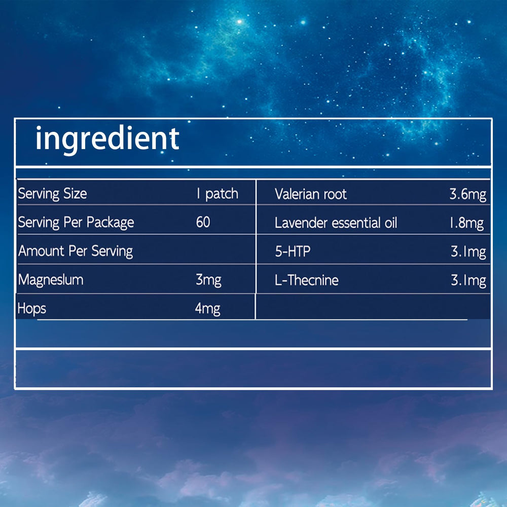 Unisex sleep patches suitable for men and women