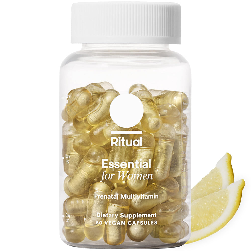 Ritual Essential for Women Prenatal bottle with citrus tab for daily routine support