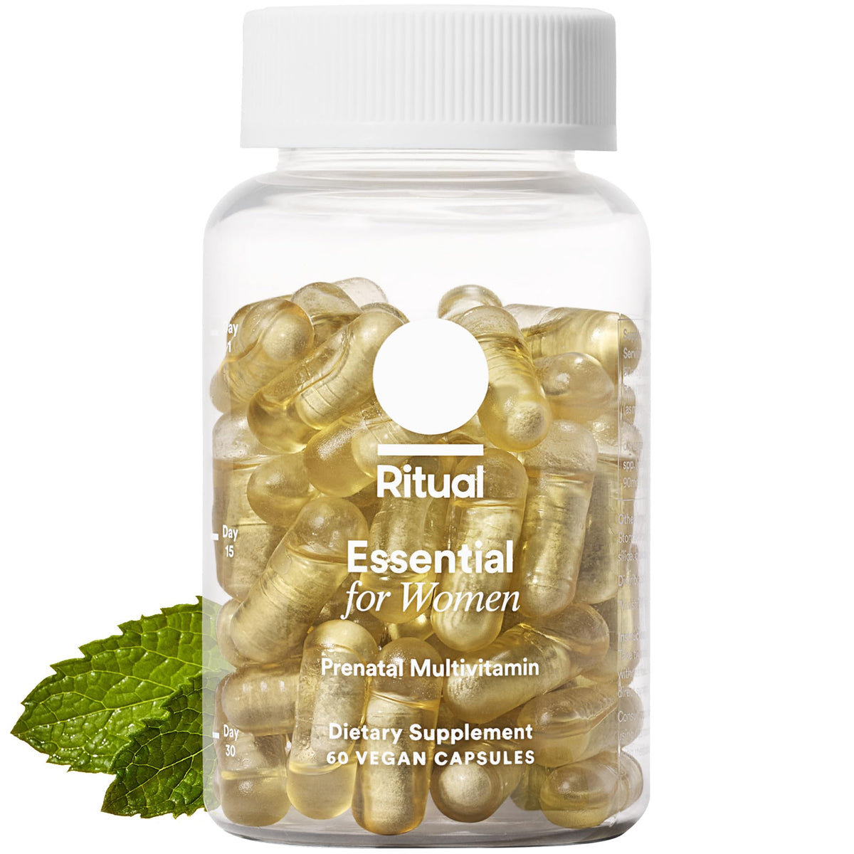 Front view of Ritual Essential for Women Prenatal Multivitamin bottle
