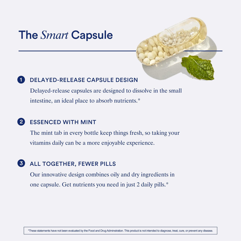 Mint tab included in each bottle of Ritual Multivitamin for Men 18+