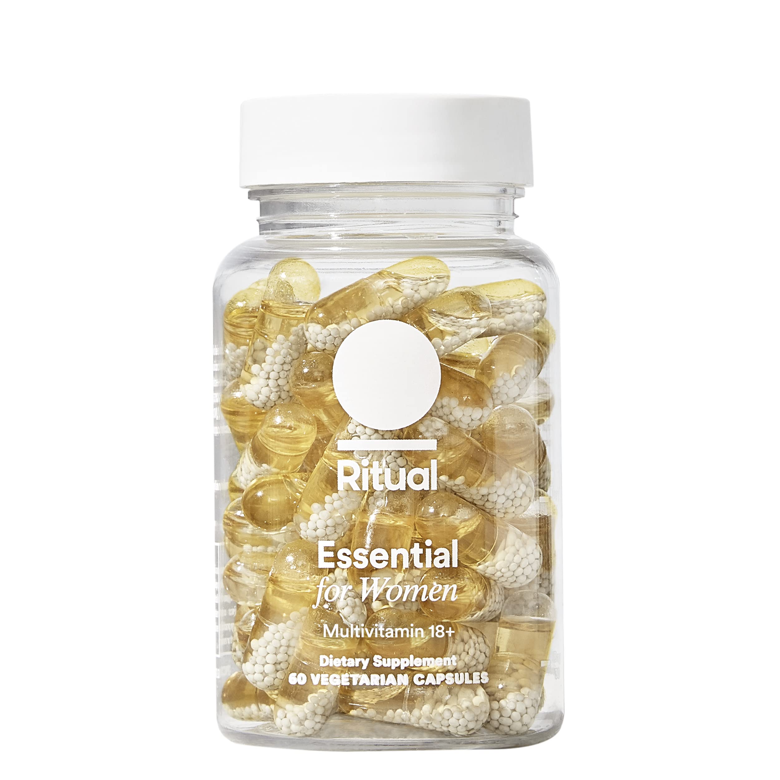 Ritual Multivitamin Women 18+ bottle front view with mint formula for daily wellness