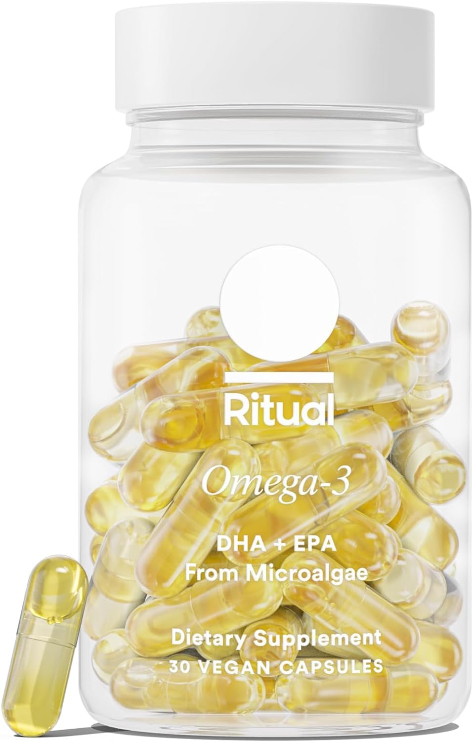 Ritual Omega-3 vegan bottle label
