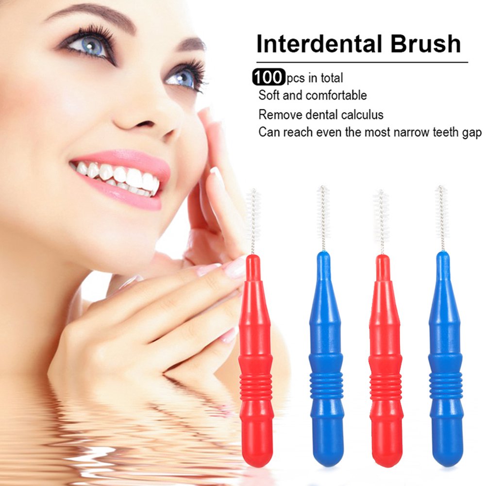 Close-up of interdental head sizes for all teeth