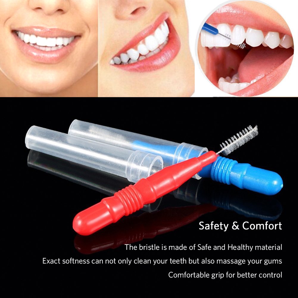 Nylon coated wire protects gums in Interdental Slim Brush