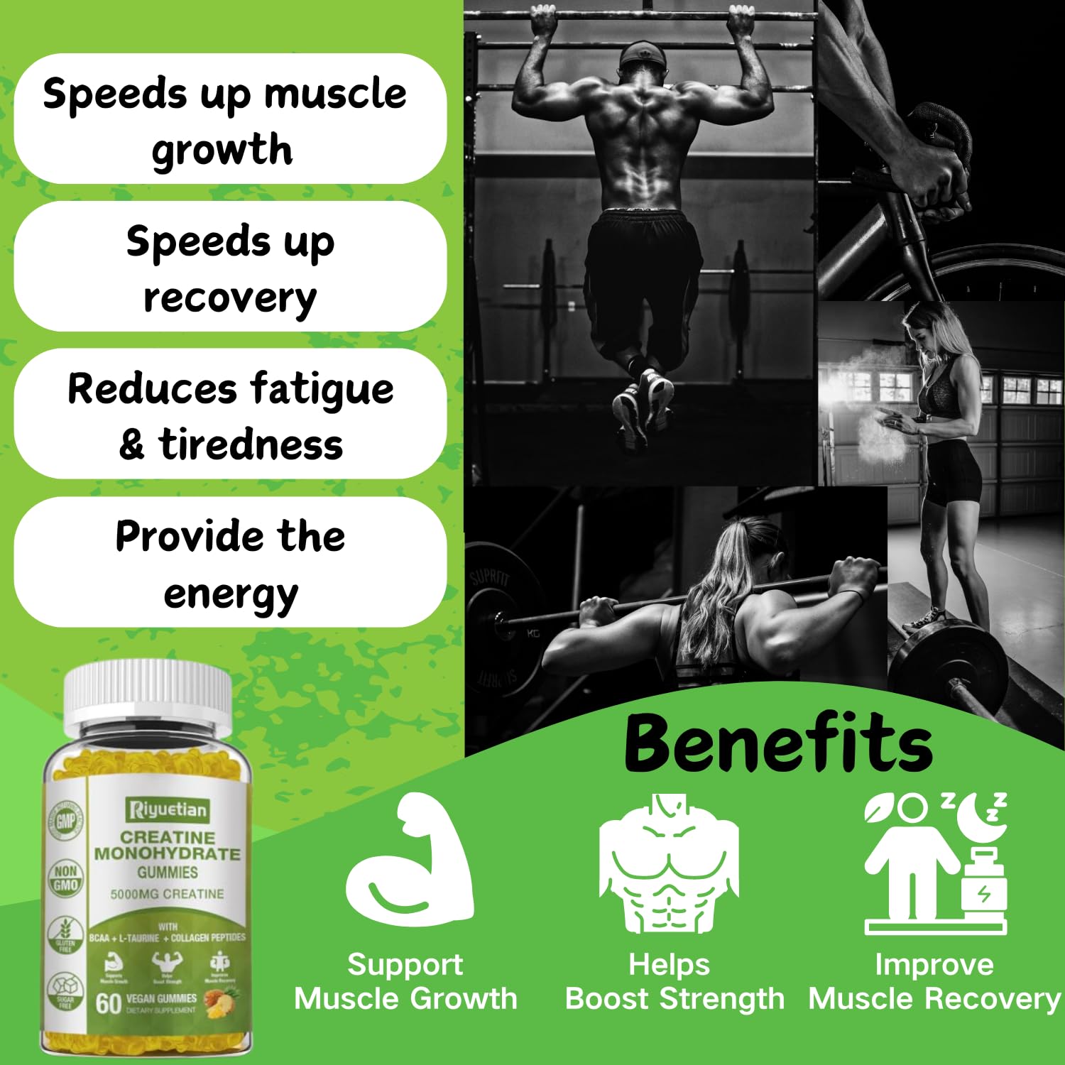 Close-up of gummy texture showing chewable form